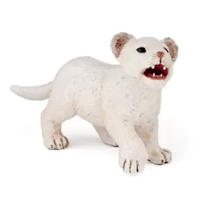 Papo Wild Animal Kingdom White Lion Cub Toy Figure, 3 Years or...