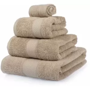 HOMESCAPES Turkish Cotton Stone Bath Towel Set - Stone