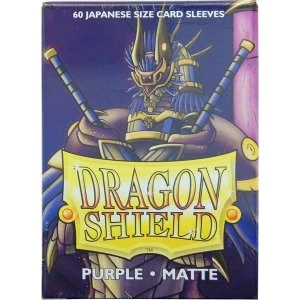 Dragon Shield Matte Purple Japanese Size Card Sleeves - 60 Sleeves