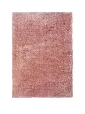 Supersoft Shaggy Pink Rug 160X230Cm