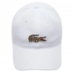 Lacoste Nat Geo Cap - White/Leopard