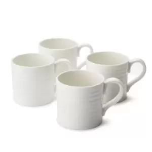 Sophie Conran for Portmeirion Set of 4 Short Mugs White