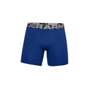 Under Armour Cotton 6" Boxerjock 3pk Royal/Academy/Gray XXL