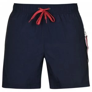 Tommy Bodywear Stripe Flag Swim Shorts - Navy Blazer