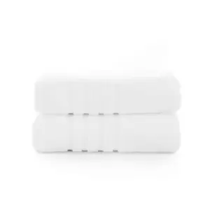 The Lyndon Company Chelsea 2 Pack Bath Sheet - White