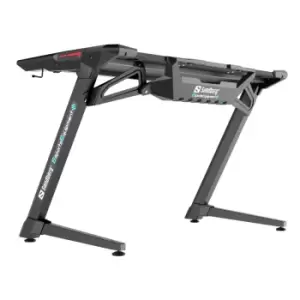 Sandberg Fighter Gaming Desk 2 Black