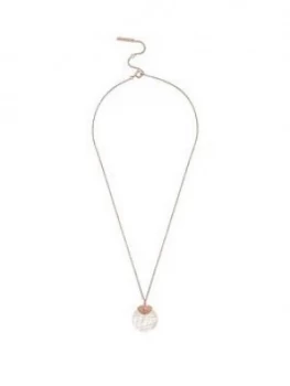 Olivia Burton Bejewelled Bee Necklace Rose Gold & Rose Quartz