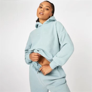 Jack Wills Cropped Overhead Hoodie - Mint