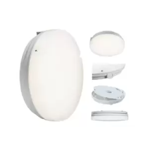 Knightsbridge LED Emergency Bulkhead 4000K, 230V IP65 14W