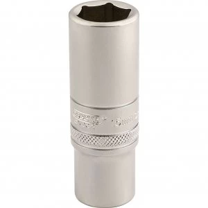 Draper 3/8" Drive Satin Finish Deep Hexagon Socket Metric 3/8" 15mm