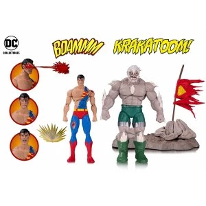 DC Icons Doomsday Superman Death Superman Deluxe Action Figure 2 Pack