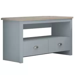 FWStyle 2 Drawer Westbury Corner TV Unit Matt Grey