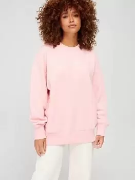 Superdry Heritage Crew Sweatshirt - Pink, Size M/L, Women