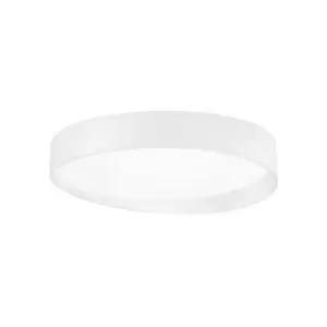 Merano - Beach 50cm Integrated LED Semi Flush Light White Aluminium LED 34W 2040Lm 3000K