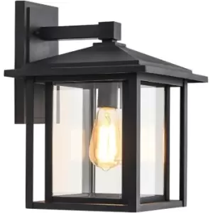 Cristal Record Lighting - Cristal Ronda Outdoor Wall Lamp IP23 1xE27 Matt Black