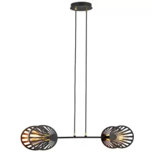 Emibig Playa Black DesignerBar Pendant Ceiling Light 2x E27