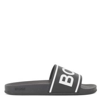 Hugo Boss Bay Pool Slides Black Size 9 Men