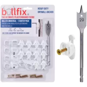 Bullfix Universal Heavy Duty Starter Plasterboard Fixings 10 Pack