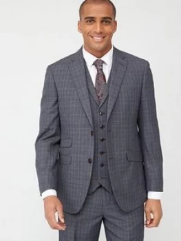 Skopes Tailored Witton Jacket - Grey/Blue Check