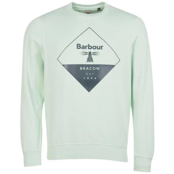 Barbour Beacon Blaze Sweatshirt - Dusty Mint GN45