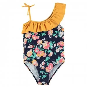 SoulCal Swimsuit Junior Girls - Ochre Floral