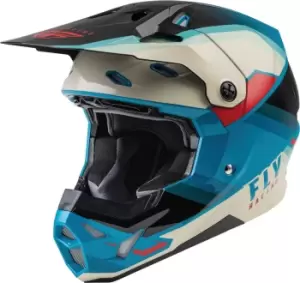 FLY Racing Formula CP Rush Motocross Helmet, black-white-blue, Size 2XL, black-white-blue, Size 2XL