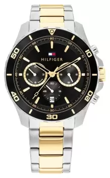 Tommy Hilfiger 1792095 Mens Jordan (43mm) Black Dial / Two- Watch