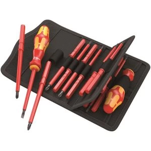 Wera Kraftform Kompakt VDE 18 Universal 2 Screwdriver Set SL/PH/PHS/PZ/PZS/SQ