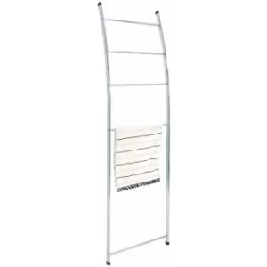 Loft Freestanding Towel Ladder & Rack, Chrome - Chrome