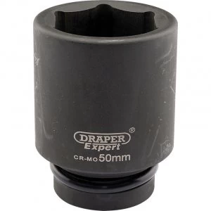 Draper Expert 1" Drive Deep Hexagon Impact Socket Metric 1" 50mm