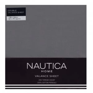 Nautica Valance Sheet - Mid Grey