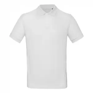 B&C Mens Inspire Polo (Pack of 2) (XL) (Snow)