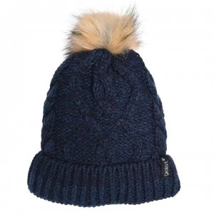 Gelert Twist Pom Beanie Ladies - Petrol Blue