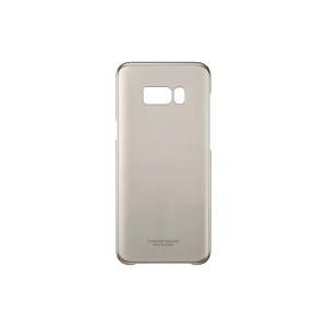 Samsung EF-QG955CFEGWW Galaxy S8 Plus Clear Cover in Gold