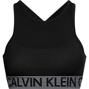 Calvin Klein Performance Tape Bra - Black/White