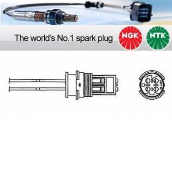 1x NGK NTK Oxygen O2 Lambda Sensor OZA660-EE22 OZA660EE22 (5720)