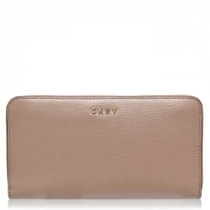 DKNY Sutton Large Zip Around Purse - Dune DUN