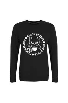 Black Cats Black Magic Black Coffee Jumper