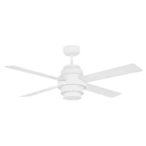 Disc LED Large Ceiling Fan White, Maple