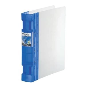 Guildhall GLX Ergogrip Binder Capacity 400 Sheets 4x 2 Prong 55mm A4 Frost Cobalt Blue Pack of 2