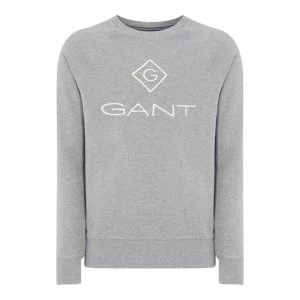 Gant Gant New Logo Sweater - Grey 093