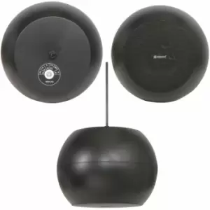 Loops - 5' 20w Black Hanging Suspended Pendant Ceiling Speaker 100v & 8ohm Background