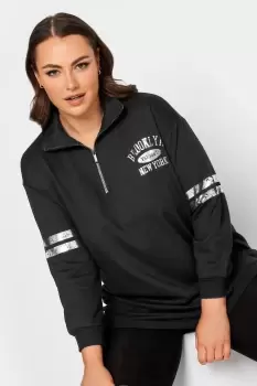 Varsity Half Zip Sweatshirt