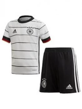 Adidas Infant Home Germany 2020 Euro Mini Replica Kit - White/Black