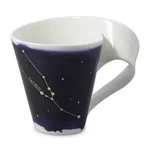 Villeroy & Boch NewWave Stars Mug Taurus, 300ml Blue/White