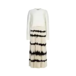 AllSaints Curtis Knit Dress - White