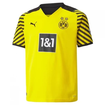 Puma Borussia Dortmund Home Shirt 2021 2022 Junior - Yellow/Black