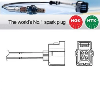 1x NGK NTK Oxygen O2 Lambda Sensor OZA571-GB1 OZA571GB1 (1709)