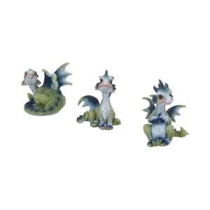 Triple Trouble (Set of 3) Dragon Figurines