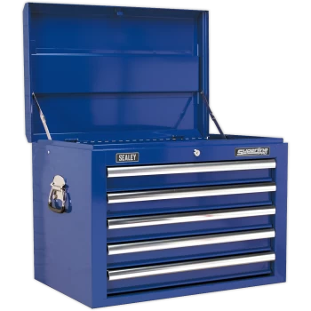 Sealey Superline Pro 5 Drawer Tool Chest Blue